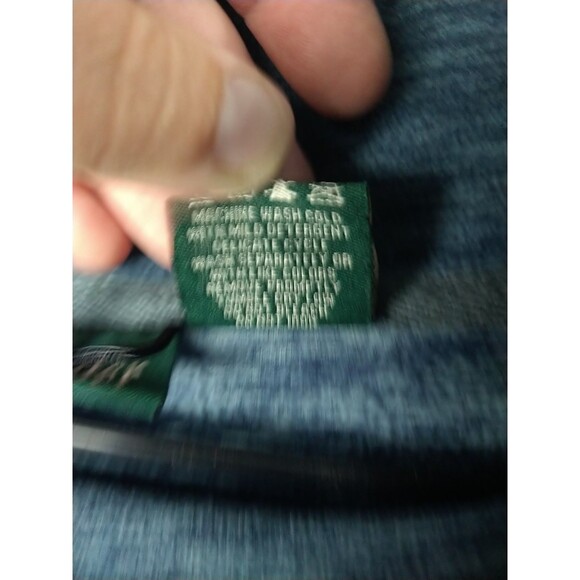 Stillwater Supply Pullover Sweatshirt Women M Blue Funnel Neck Fleece Pockets - Picture 7 of 8